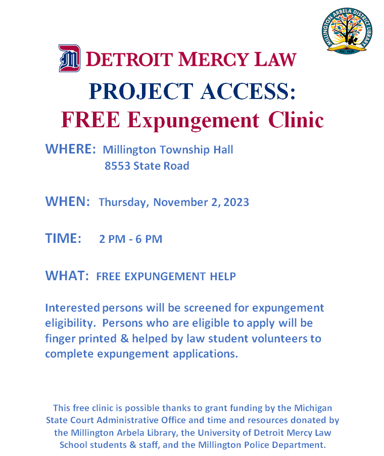 Expungement Clinic Flyer