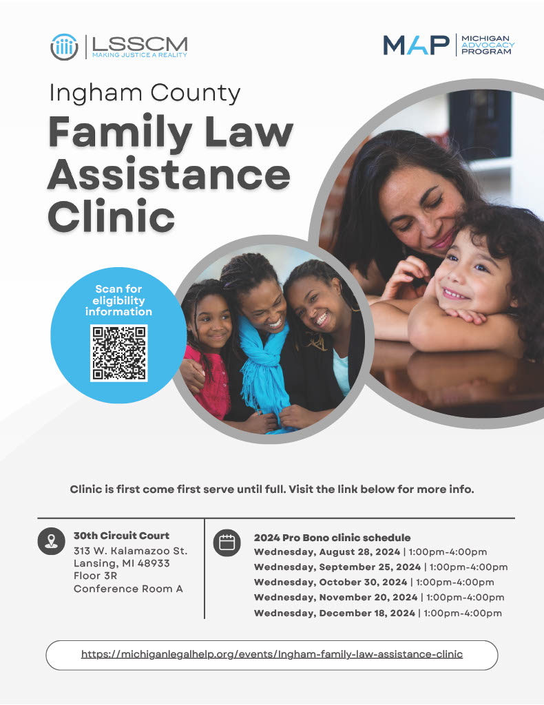 Ingham Family Law Assistance Clinic - August to Dec 2024