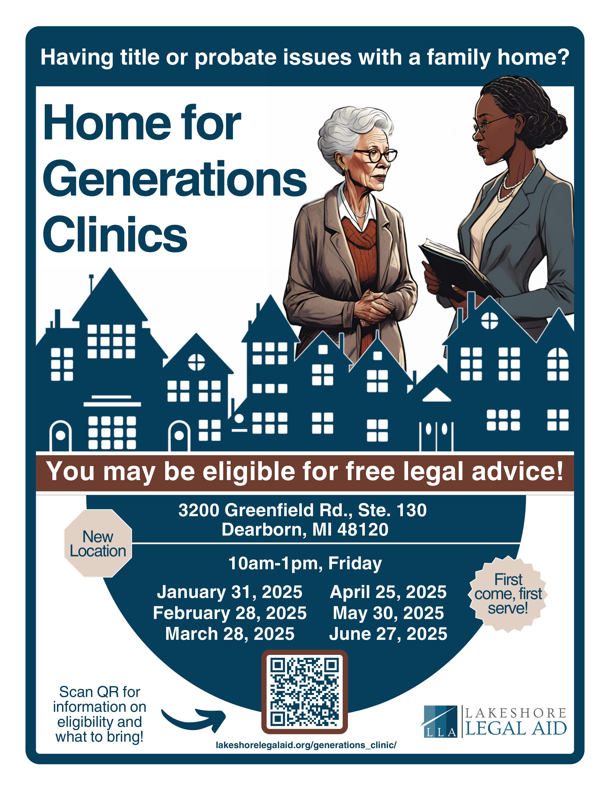 Home for Generations Clinic Jan - Jun 2025