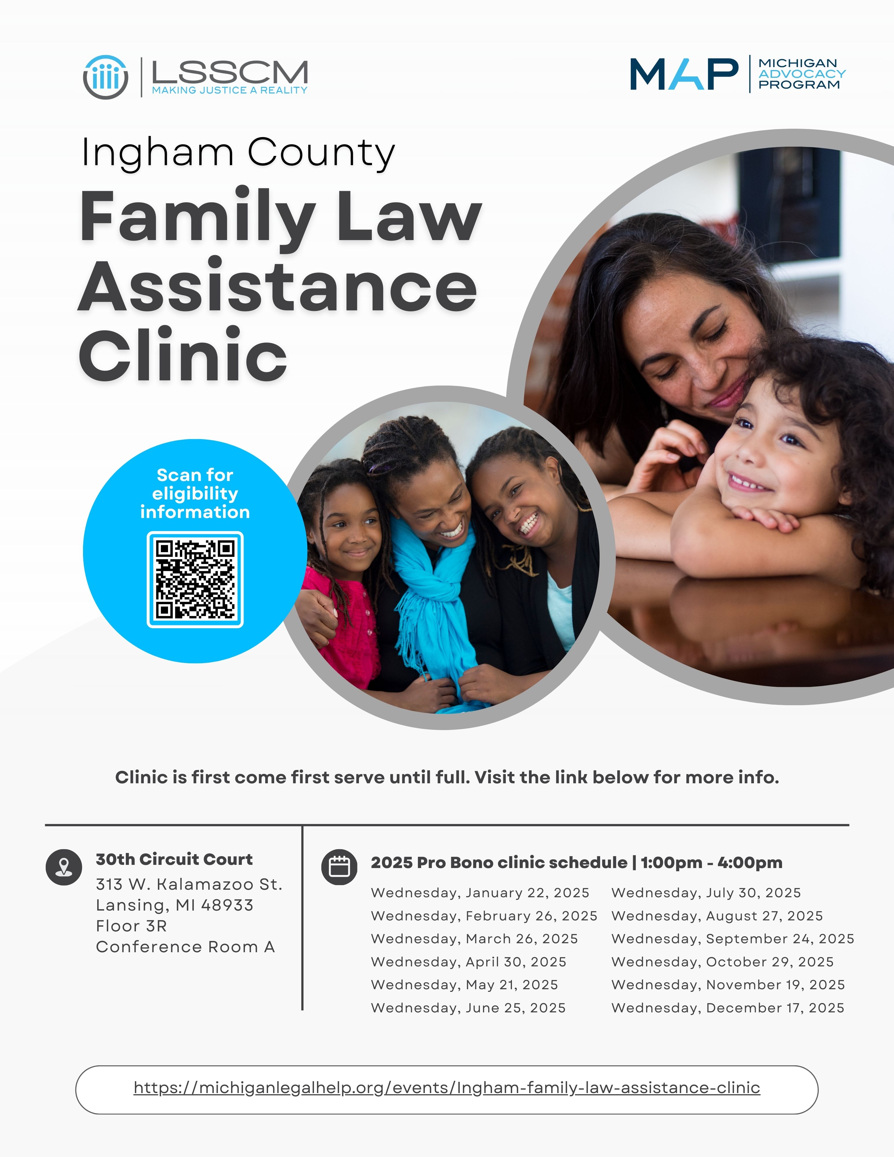 Ingham Family Law Assistance Clinic - 2025