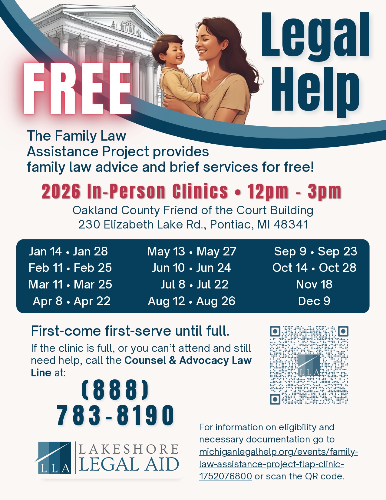 2026 Family Law Assistance Project (FLAP) Clinic