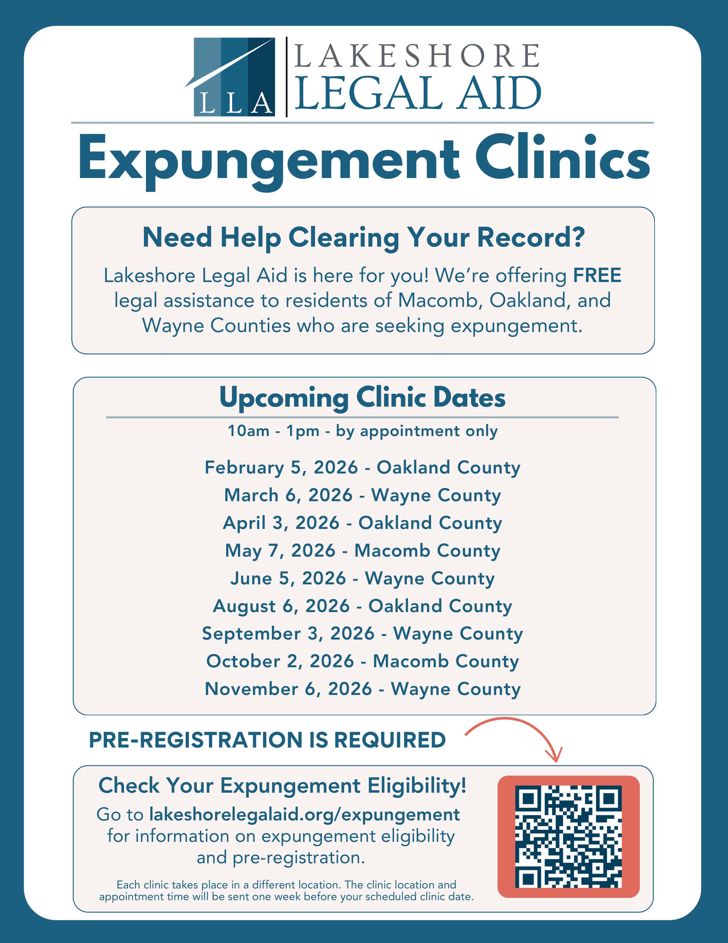 2026 LLA - Expungement Clinic
