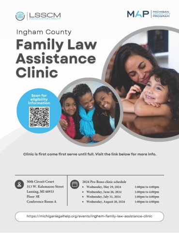 Ingham Family Law Assistance Clinic - May 2024 to August 2024